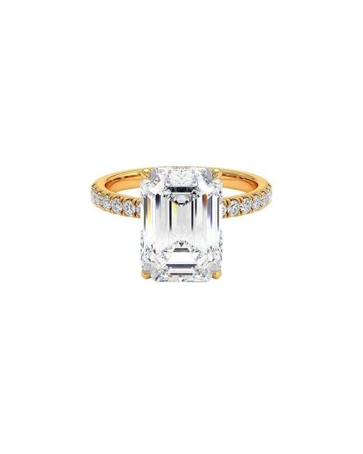 Lab Grown Diamonds White 14K 4.05 Ct. Tw. Lab-Grown Diamond Ring