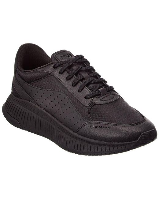 Boss Black Evo Running Leather Sneaker for men