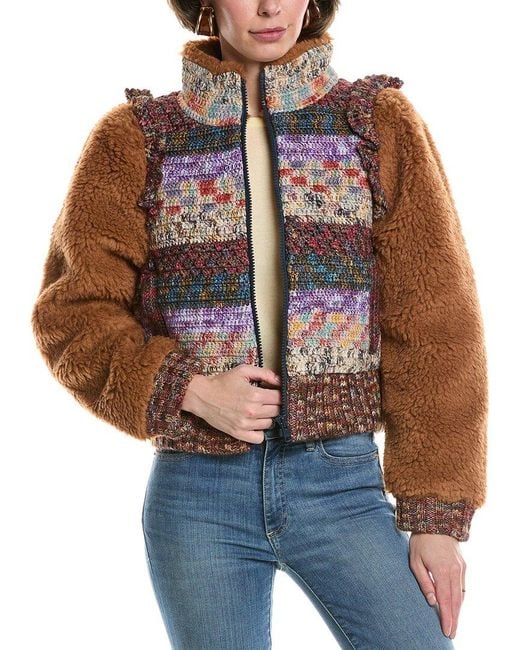 Sea Brown Felicity Wool & Linen-Blend Jacket