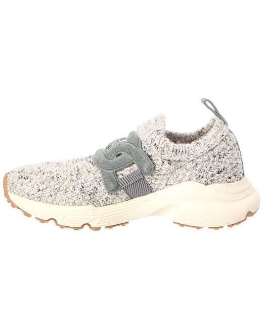 Tod's White Knit Sneaker