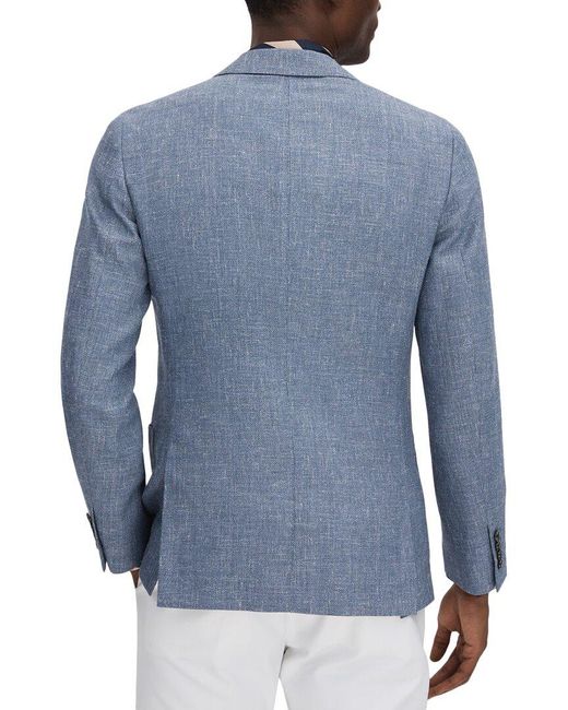 Reiss Blue Ravenswood Notch Top for men
