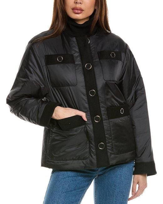 Lafayette 148 New York Black Patch Pocket Jacket