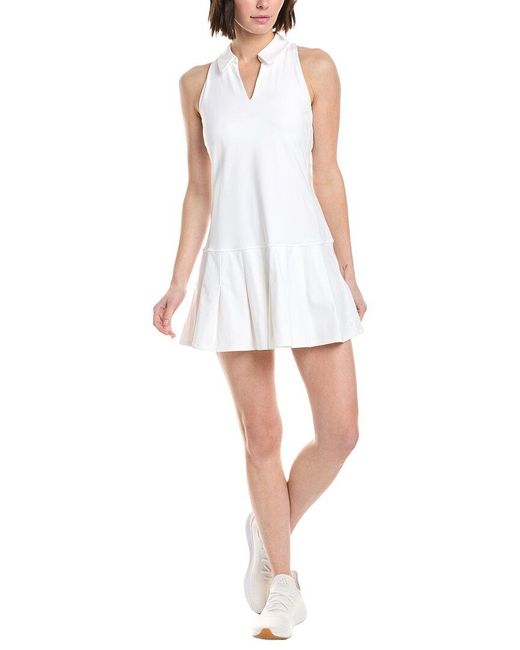 Lilly Pulitzer White Dania Pleated Dress