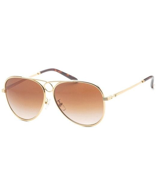 Tory Burch White 59mm Sunglasses