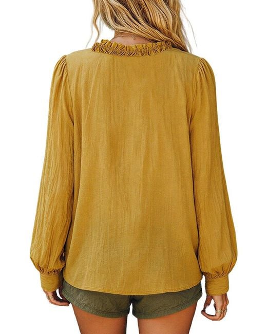 Dilireba Yellow Blouse