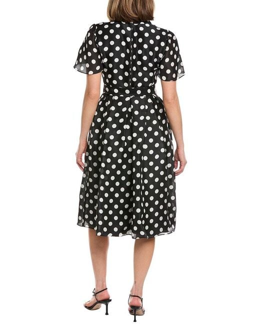 Carolina Herrera Black Silk Shirtdress