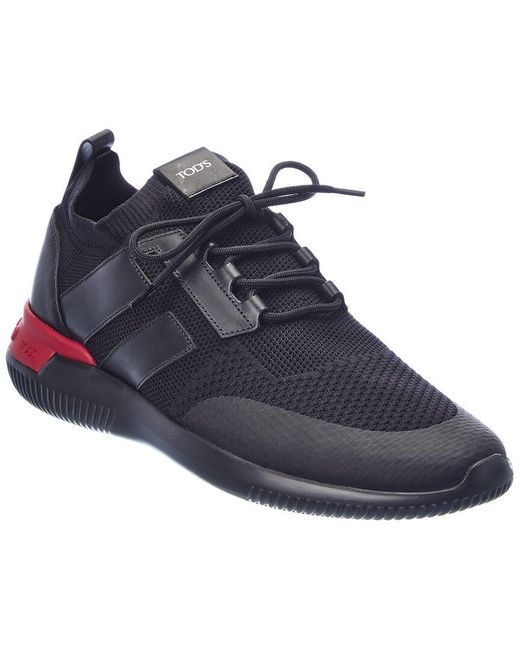 Tod's Tods X No_code Mesh & Leather Sneaker in Black (Blue) for Men Lyst