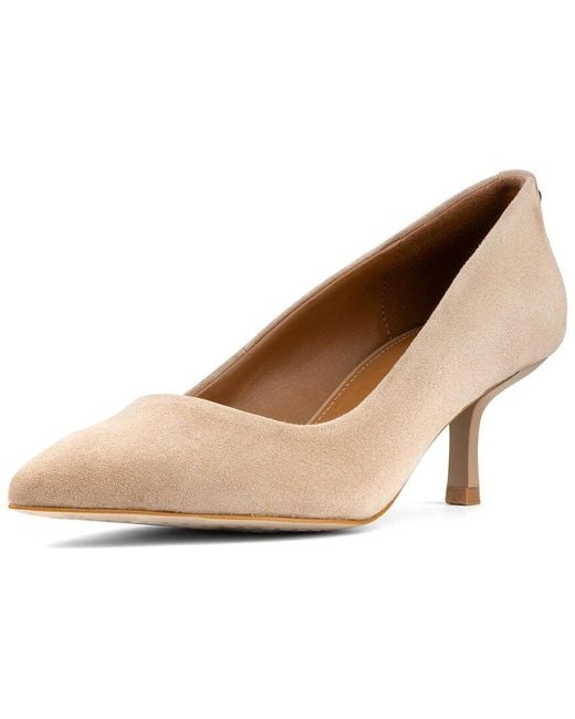 Donald J Pliner Natural Calibra Suede Pump
