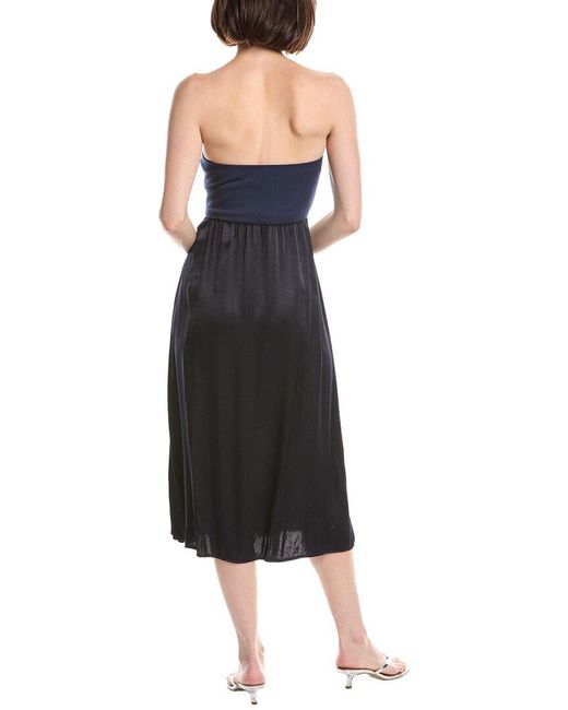 Michael Stars Black Skyler Midi Dress