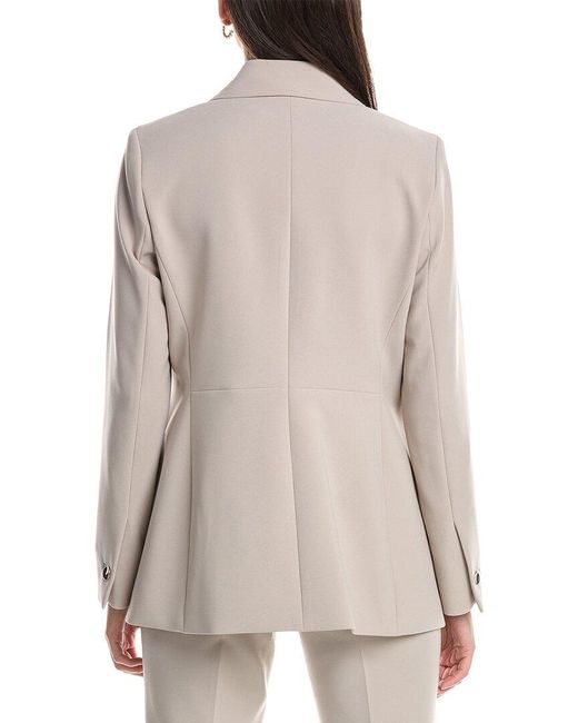 Anne Klein Gray Peak Lapel Jacket