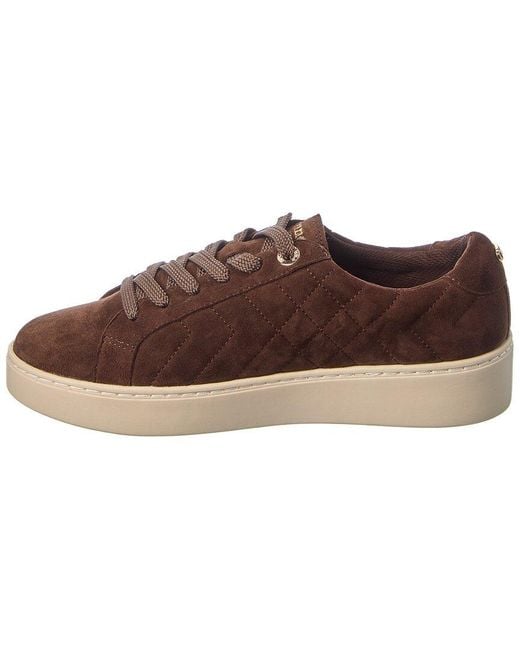 Dune Brown Egent Suede Sneaker