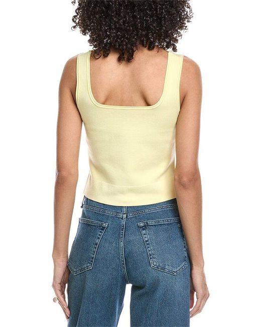 Jonathan Simkhai Blue Ramaina Tank