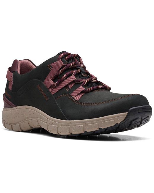 Clarks Black Wave Range Ap Leather Sneaker