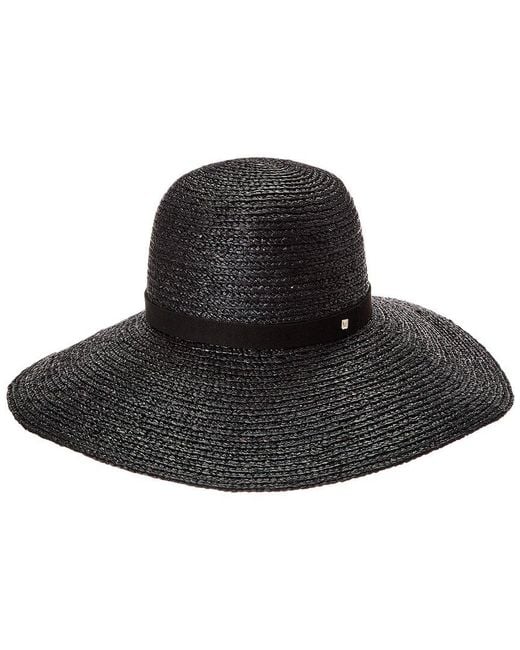 Bruno Magli Black Wide Brim Sun Hat