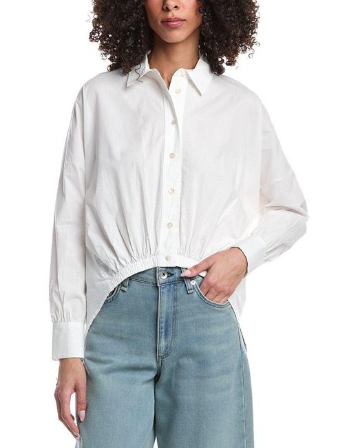 Ramy Brook White Sarah Blouse