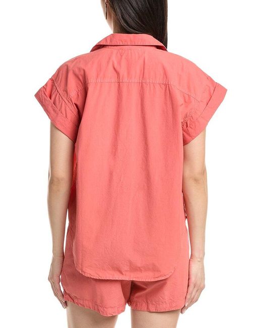Nation Ltd Red Elliot Shirt