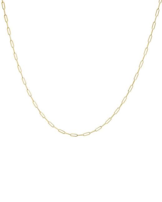 Haus of Brilliance Metallic 14K Chain Necklace for men