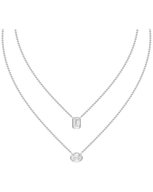 Lab Grown Diamonds White 14k 3.02 Ct. Tw. Lab-grown Diamond Necklace
