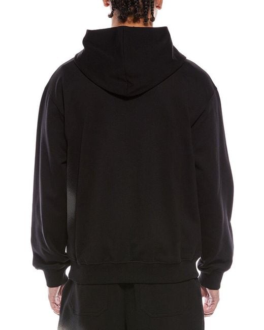 Helmut Lang Black Spray Hoodie for men