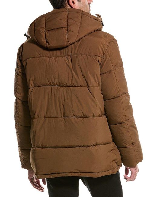 Noize Baltimore Puffer Jacket in Brown for Men Lyst UK