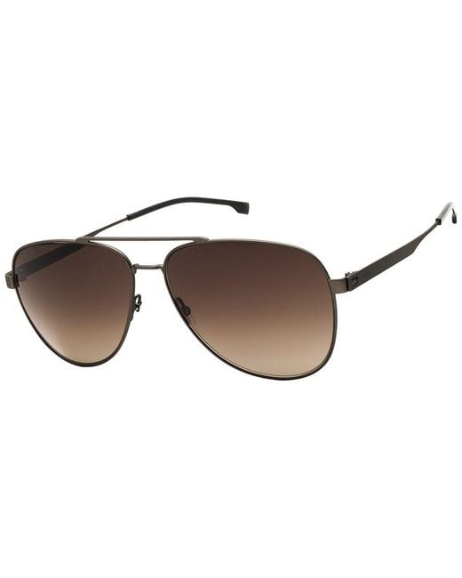 Boss Brown 60Mm Sunglasses for men