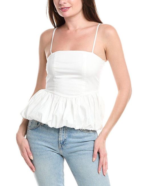 Brook + Lynn White Blouse