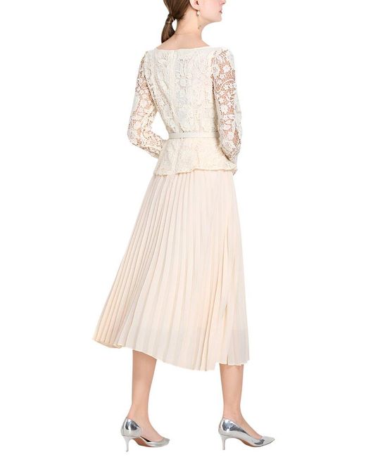 DZA Natural Midi Dress