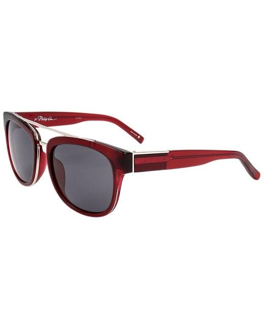3.1 Phillip Lim Red Phillip Lim By Linda Farrow Pl144 54Mm Sunglasses