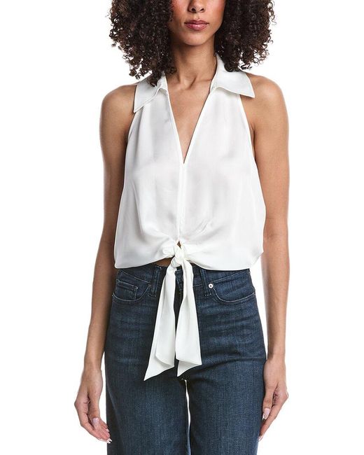 Ramy Brook White Lucinda Top