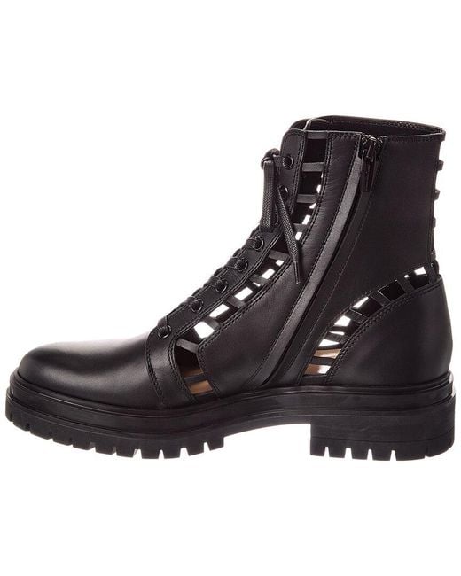Gianvito Rossi Black Halsey 20 Leather Boot