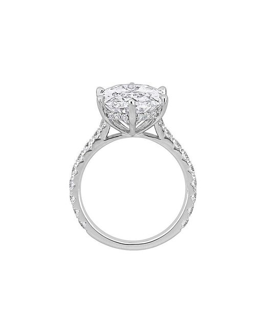 Created Forever White 14K 8.05 Ct. Tw. Lab-Grown Diamond Engagement Ring