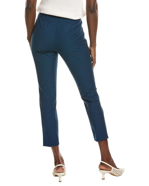 Lafayette 148 New York Blue Stanton Pant