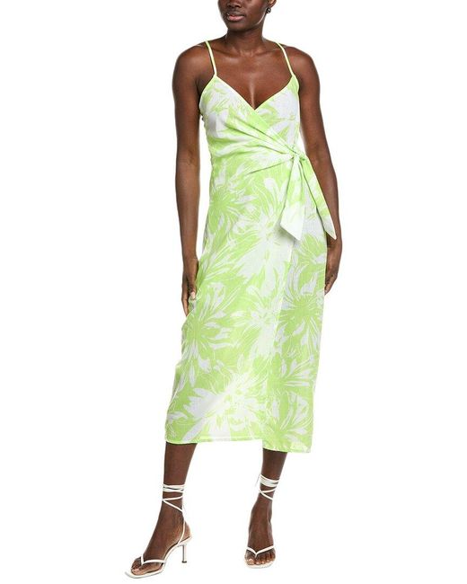 Marion Green Printed Dress