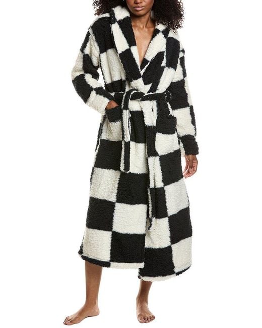 Sanctuary White Shawl Collar Sherpa Robe