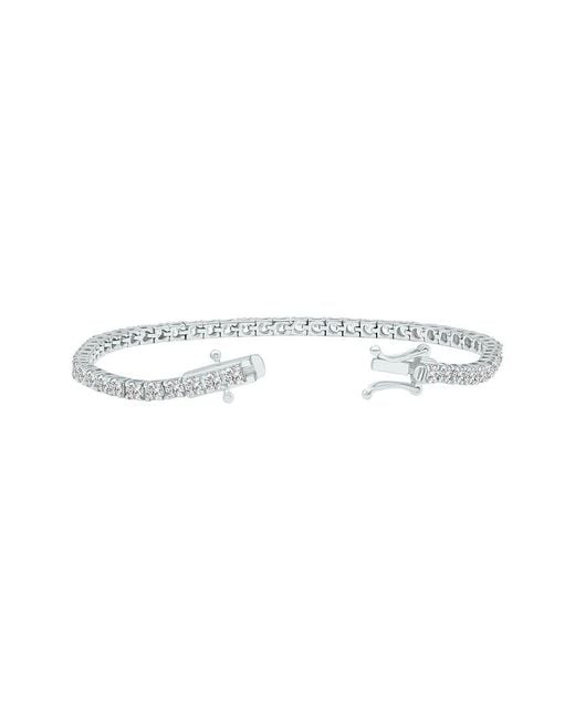 Lab Grown Diamonds White 14K 5.00 Ct. Tw. Lab Grown Diamond Tennis Bracelet