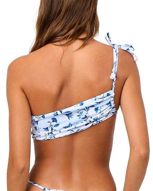 La Porte Blue Aubre Multiway Bikini Top
