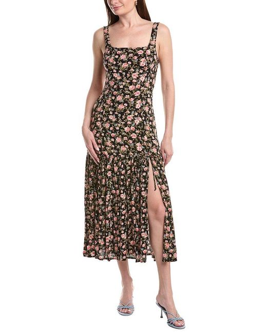 Saltwater Luxe Brown Tank Midi Dress