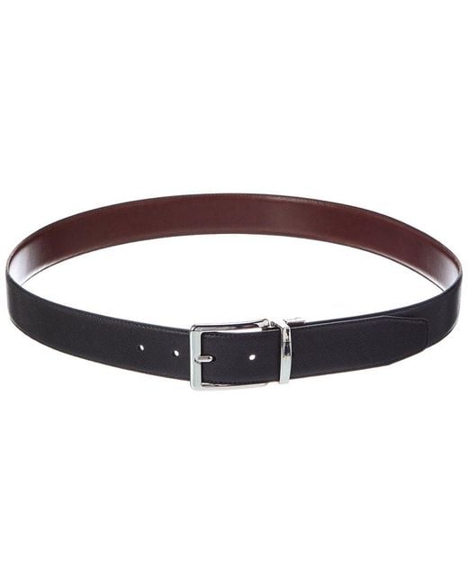 Bruno Magli Brown Luca Reversible Leather Belt for men