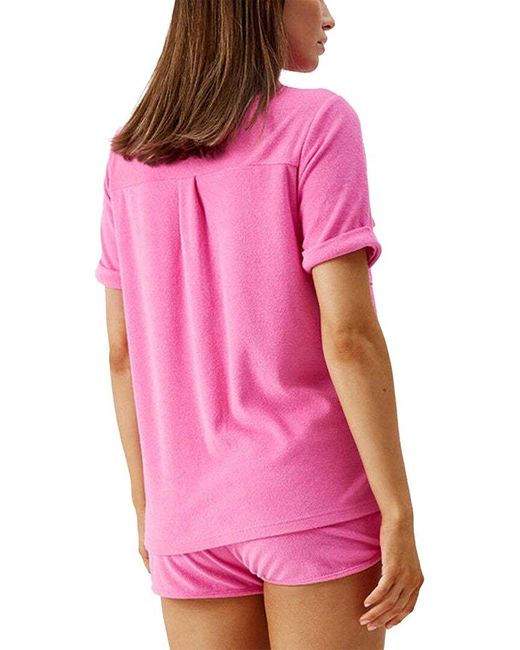 Melissa Odabash Pink Tori Shirt