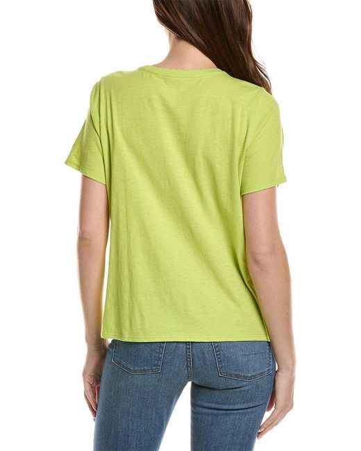 Eileen Fisher Green Crewneck T-Shirt