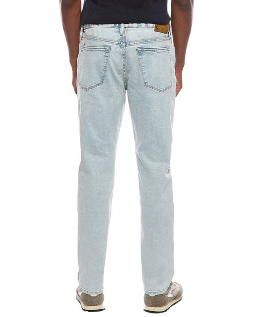 Todd Snyder Blue Stretch Rockaway Wash Slim Fit Jean for men