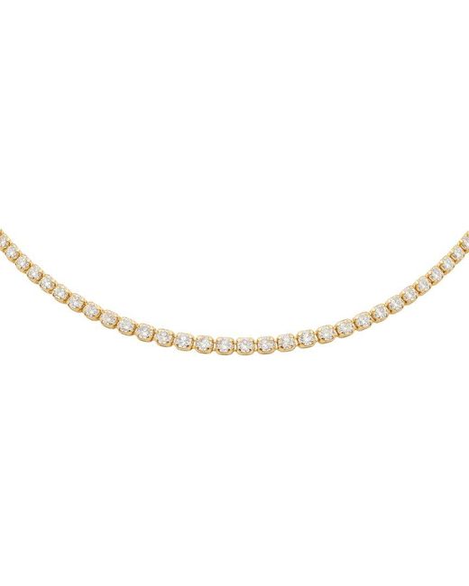 Maitre De Diamant Metallic 14K 0.92 Ct. Tw. Lab-Grown Diamond Tennis Bracelet
