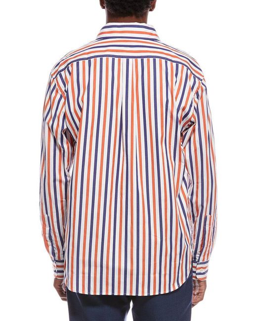 tyler boe Orange Tyler Boe Stripe Shirt for men