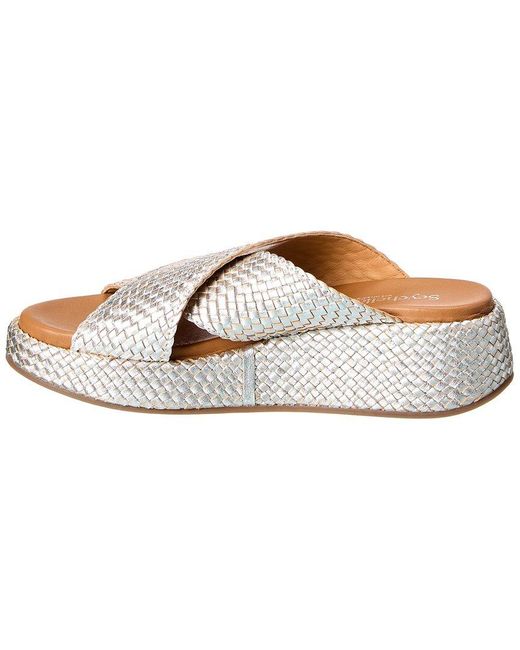 Seychelles White Key West Leather Slide