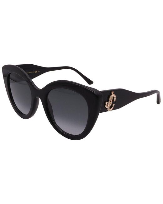 Jimmy Choo Black Leone/S 52Mm Sunglasses