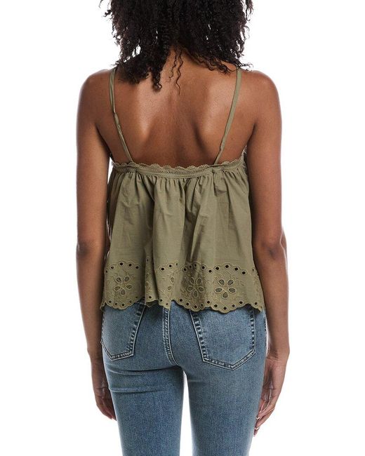 REMAIN STUDIO Green Halter Style Cami