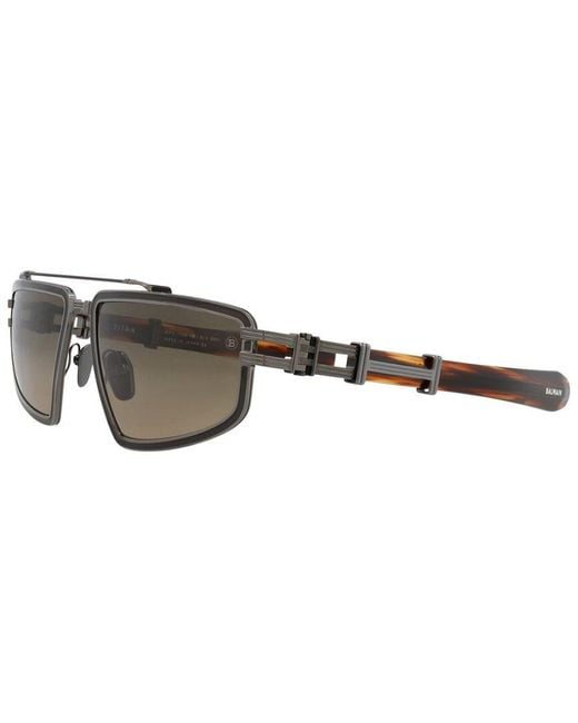 Balmain Brown Bps-139B59 59Mm Sunglasses