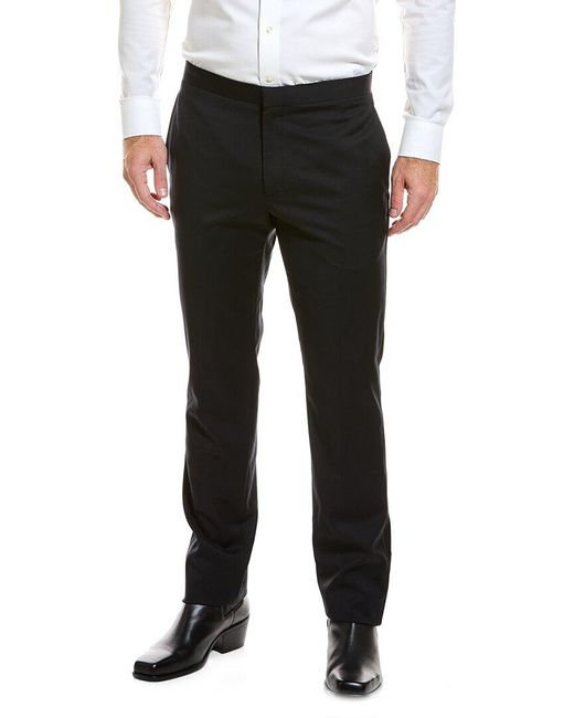 Theory Marlo P Tux Wool Pant in Black for Men | Lyst