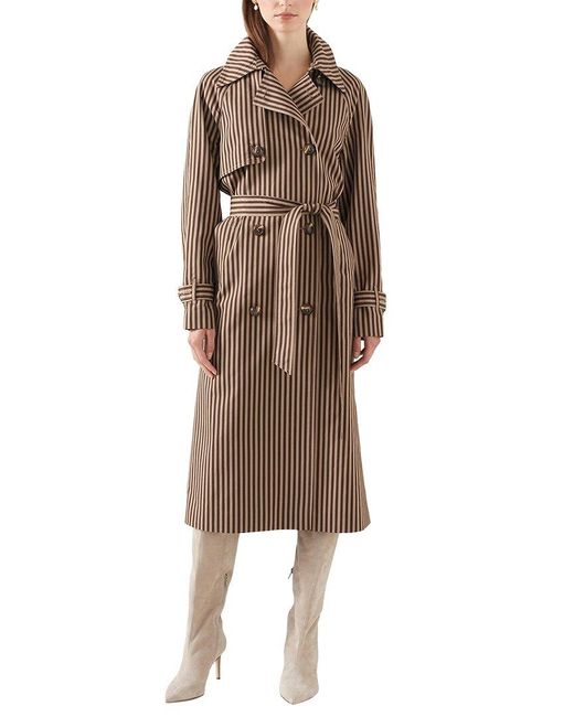 L.K.Bennett Brown Carine Coat