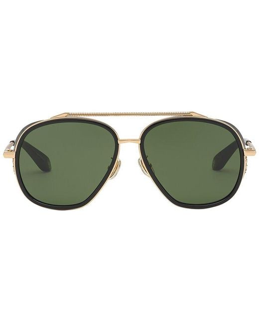 Roberto Cavalli Green 59Mm Sunglasses